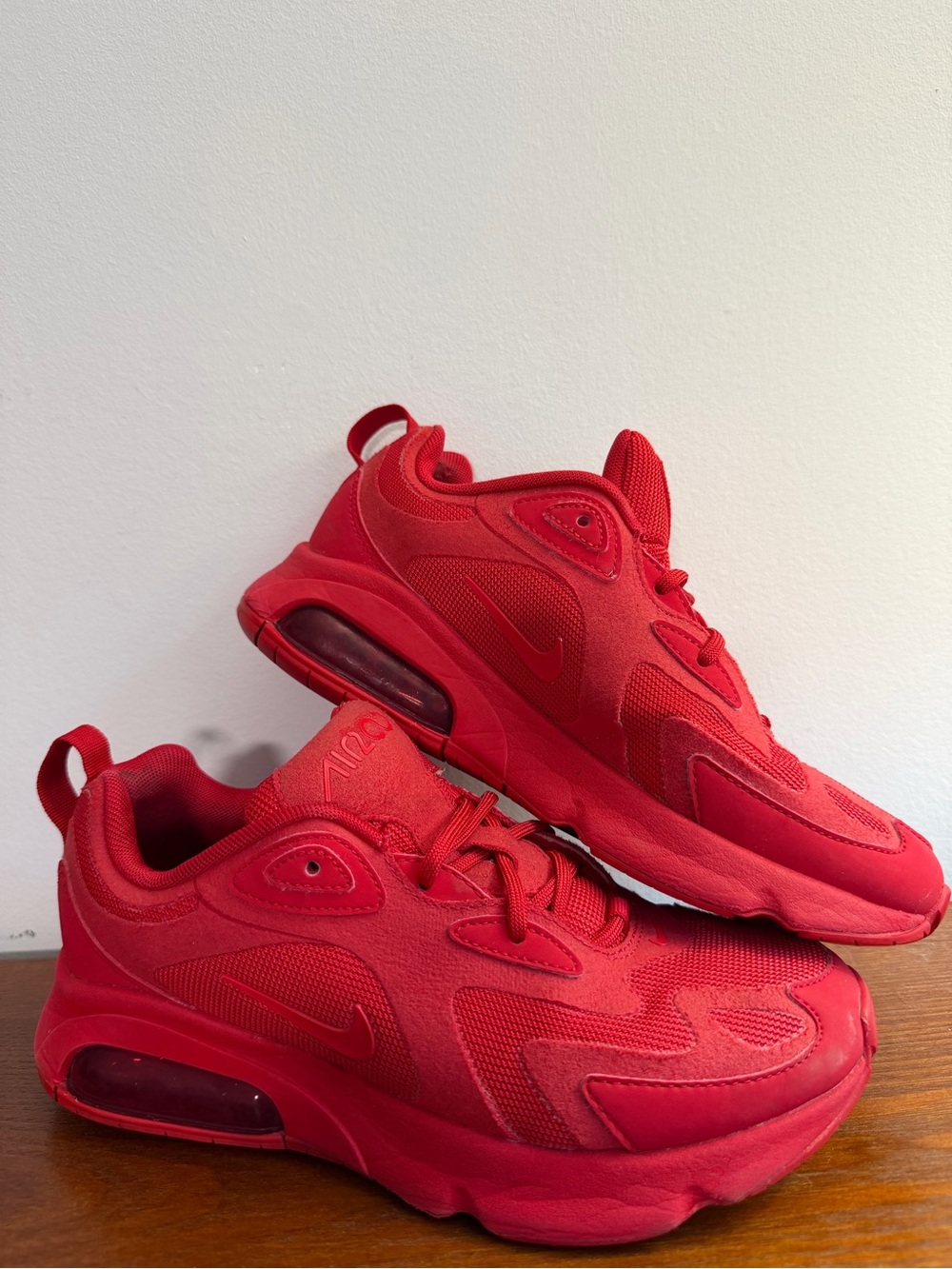 Nike Air Max Triple Red Sneakers CU4875-600 Size US 6.5 Woman